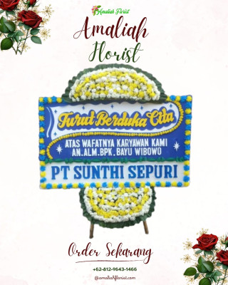 Papan Bunga Duka di Jurumudi