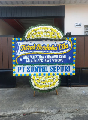Papan Bunga Duka di Jurumudi