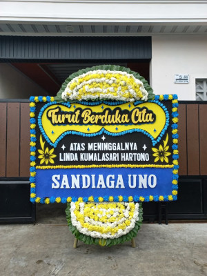 Papan Bunga Duka di Jurumudi